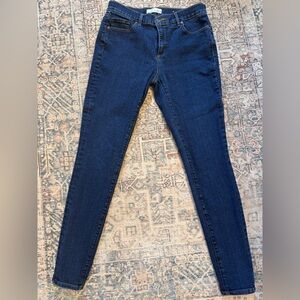 LOFT Dark Blue Skinny Jeans